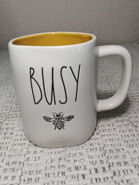 Rae Dunn Artisan Collection by Magenta 'Busy Bee' Bee Graphic Mug